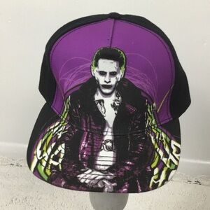 EUC JOKER SUICIDE SQUAD DC Comics Snap Back Hat